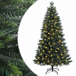 vidaXL Kunstmatige Inklapbare Kerstboom 120 cm 150 LED's Warmwit