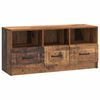 vidaXL TV-kast met lade Oud hout 102 x 34,5 x 47 cm Bewerkt hout