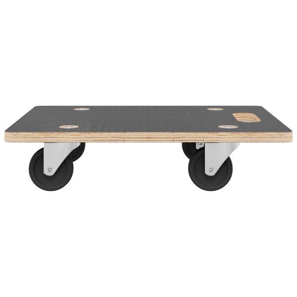 vidaXL Meubelhondjes 2 st rechthoekig 250 kg 80x55x11,5 cm