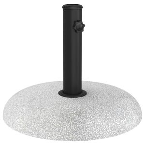 vidaXL Parasolvoet Lichtgrijs Grijs 45 x 45 x 40 cm Beton en Metaal