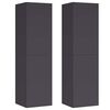 vidaXL Tv-meubels 2 st 30,5x30x110 cm bewerkt hout grijs