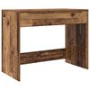 vidaXL Bureau met lade Oudhout 100 x 50 x 78 cm Geconstrueerd hout