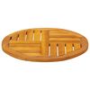 vidaXL Tafelblad rond &Oslash; 50x2 cm massief acaciahout