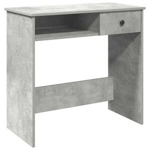vidaXL Bureau 80x40x75 cm bewerkt hout betongrijs