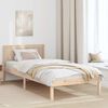 vidaXL Bedframe Bruin 80 x 200 cm Massief grenenhout