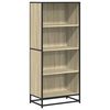 vidaXL Boekenkast 60x35x139 cm bewerkt hout sonoma eikenkleurig