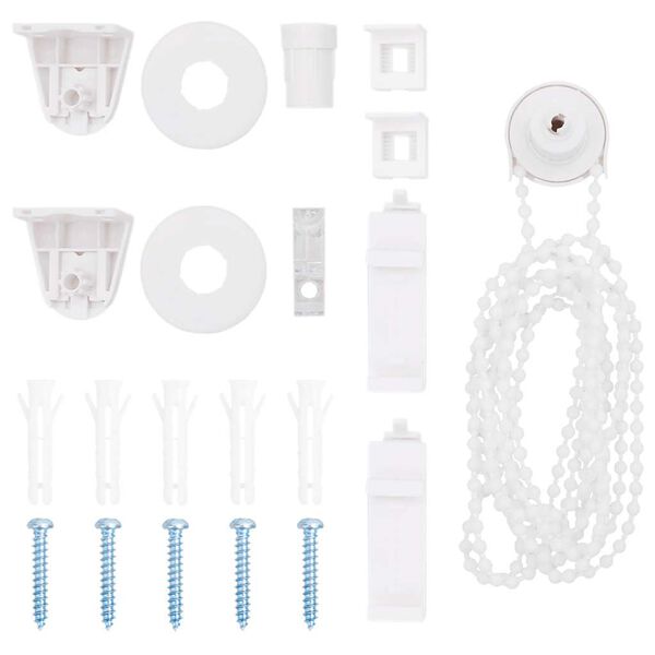 vidaXL 21-delig rolgordijnbeslag 18 mm