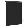 vidaXL Rolgordijn voor buiten 140x250 cm antraciet