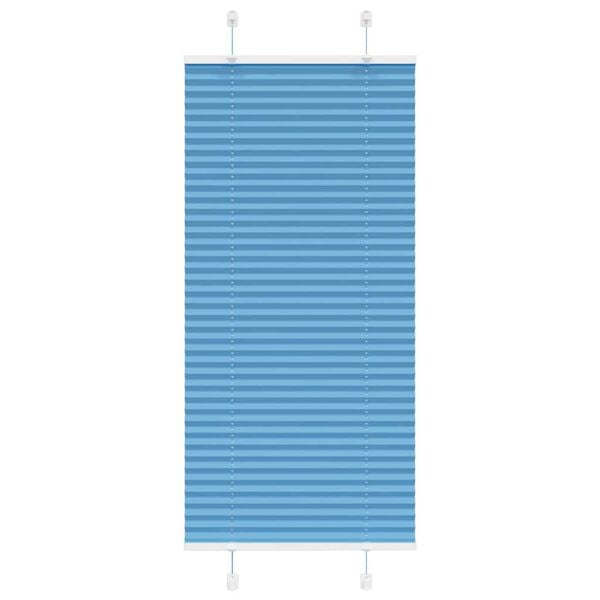 vidaXL Pliss&eacute; rolgordijn 55x150 cm stofbreedte 54,4 cm polyester blauw