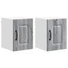 vidaXL Vaatwasserpaneel Kalmar 2 pcs Grijs Sonoma 30 x 31 x 40 cm