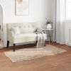 vidaXL Nep Schapenvacht Tapijt Tafalla Beige 80 x 150 cm Polyester