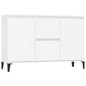 vidaXL Dressoir 102x35x70 cm bewerkt hout wit