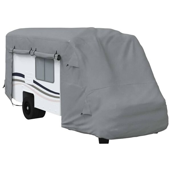 vidaXL Camperhoezen 570x235x275 cm vliesvlies grijs