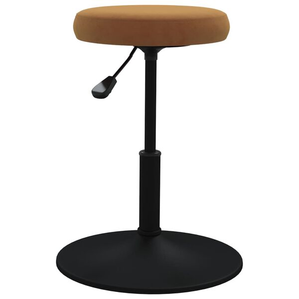 vidaXL Eetkamerstoelen 2 st fluweel bruin