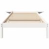 vidaXL Bedframe Wit 90 x 190 cm Massief grenenhout
