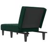 vidaXL Chaise longue fluweel donkergroen