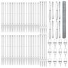 vidaXL Gecombineerd draadhek met spikes 100 x 1,6 m (B x H)
