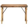vidaXL Eettafel Bruin 110 x 55 x 76 cm massief gerecycled hout