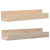 vidaXL Wandschappen 2 st 50x12x9 cm massief grenenhout