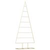 vidaXL Metalen kerstboom Goud 181 cm Poedergecoat staal