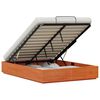 vidaXL Ottoman Bedframe Wasbruin 150 x 200 cm Massief grenenhout