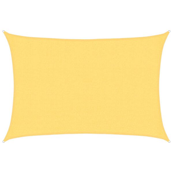 vidaXL Zonnezeil 160 g/m² 2,5x4 m HDPE beige