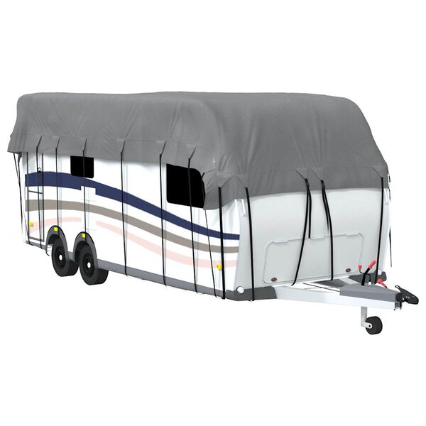 vidaXL Caravan dakbedekking 800x300 cm vliesvlies grijs