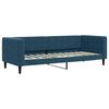 vidaXL Slaapbank met matras 80x200 cm fluweel blauw