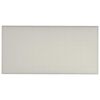 vidaXL Wandhoofdbord 12 st Cr&egrave;mekleurig Fluweel