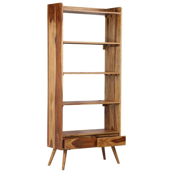 vidaXL Boekenkast 75x30x170 cm massief acaciahout