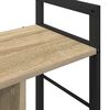 vidaXL Boekenkast Sonoma Eiken 75 x 30 x 58,5 cm Bewerkt hout