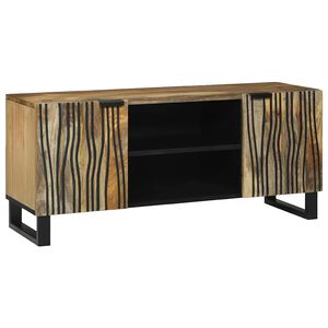 vidaXL TV Eenheden 105 x 33 x 46 cm Bruin Bewerkt hout