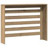 vidaXL Radiatorombouw 104x20x82 cm bewerkt hout artisanaal eikenkleur