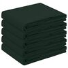 vidaXL Tafelkleed 5 st Rond Donkergroen &Oslash; 160 cm Polyester