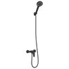 vidaXL Doucheset Zwart G 1 / 2 inch