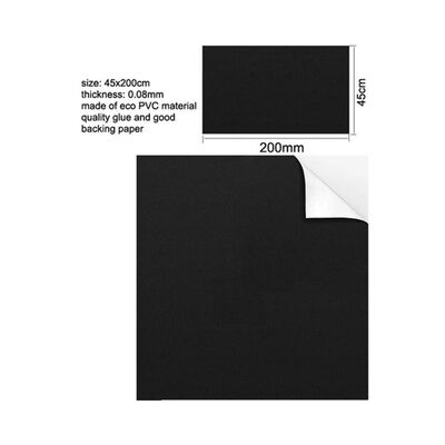 WALPLUS Krijtbord decoratiesticker 200x45 cm zwart
