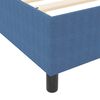 vidaXL Platform bedframe Blauw 100 x 200 cm Katoen Stof