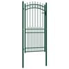 vidaXL Hekpoort EMMEN met stalen pinnen 104x147 cm groen