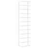 vidaXL Handdoekenrek 24x12x96 cm staal wit