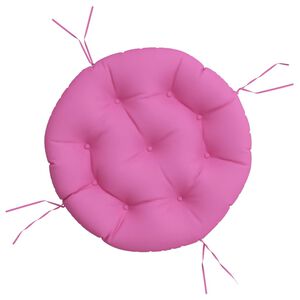 vidaXL Zitkussen rond &Oslash; 60x11 cm oxford stof roze