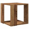 vidaXL Salontafel Oud Hout 32 x 32 x 30 cm Bewerkt hout