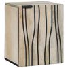 vidaXL Badkamertenk te kast Wit 38 x 33 x 48 cm Bewerkt hout