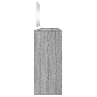 vidaXL 4-delige Kaptafelset bewerkt hout grijs sonoma eikenkleurig