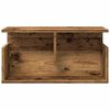 vidaXL Wandkast 60x20x30 cm bewerkt hout oud houtkleurig