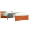 vidaXL Bedframe Wasbruin 195,5 x 80,5 x 51 cm Massief grenenhout