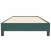 vidaXL Boxspring zonder matras fluweel donkergroen 90x220 cm
