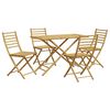 vidaXL 5-delige Tuinset bamboe