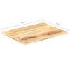 vidaXL Tafelblad 25-27 mm 90x70 cm massief mangohout