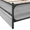 vidaXL Bedframe met lades bewerkt hout grijs sonoma eiken 200x200 cm
