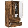 vidaXL Kast Gerookte Eik 79,5 x 49 x 156 cm Geconstrueerd hout